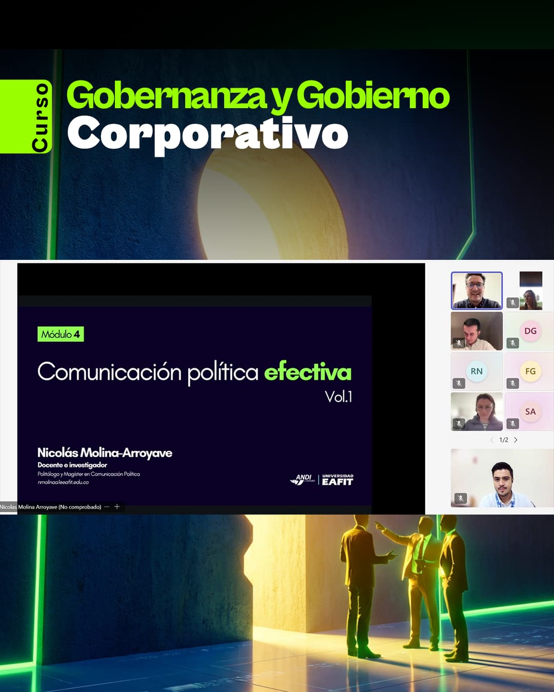 Primera cohorte del programa Política con ADN Startup