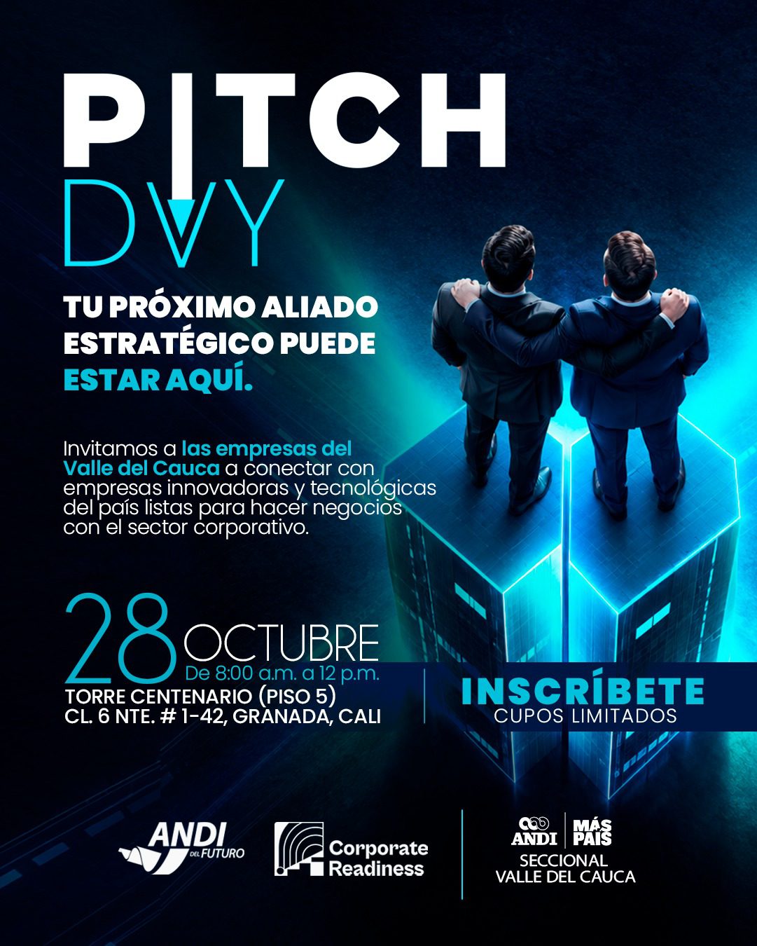 Pitch DVY, 28 de octubre en Cali